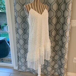 Collective Concepts Asymmetrical Star Print Dress